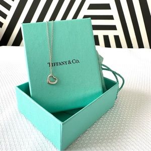 Tiffany & Co Elsa Peretti Heart Necklace.